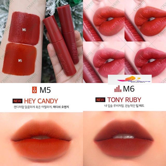 Son Kem Lì, Siêu Mịn Merzy Cyber Mellow Tint 4g