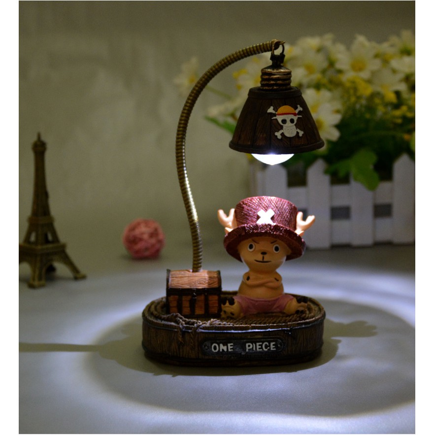 Đèn ngủ để bàn trang trí hình nhân vật hoạt hình One Piece dễ thương