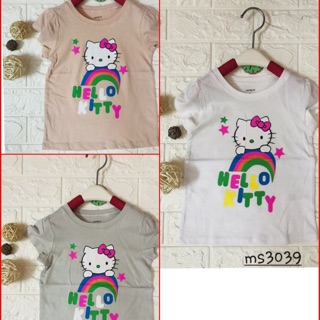 🌸10-19kg👉sỉ áo mèo bé gái hello kitty ms3039
