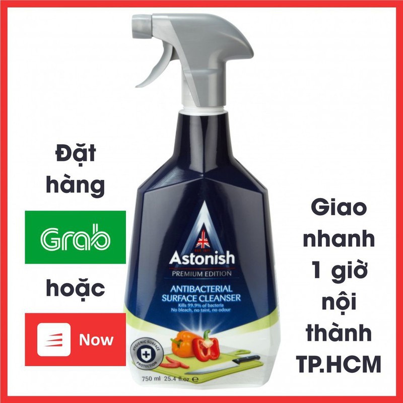 Dung dịch sát khuẩn vệ sinh tủ lạnh đồ chơi khu vực bếp Astonish C9228- Thương Hiệu Anh Quốc