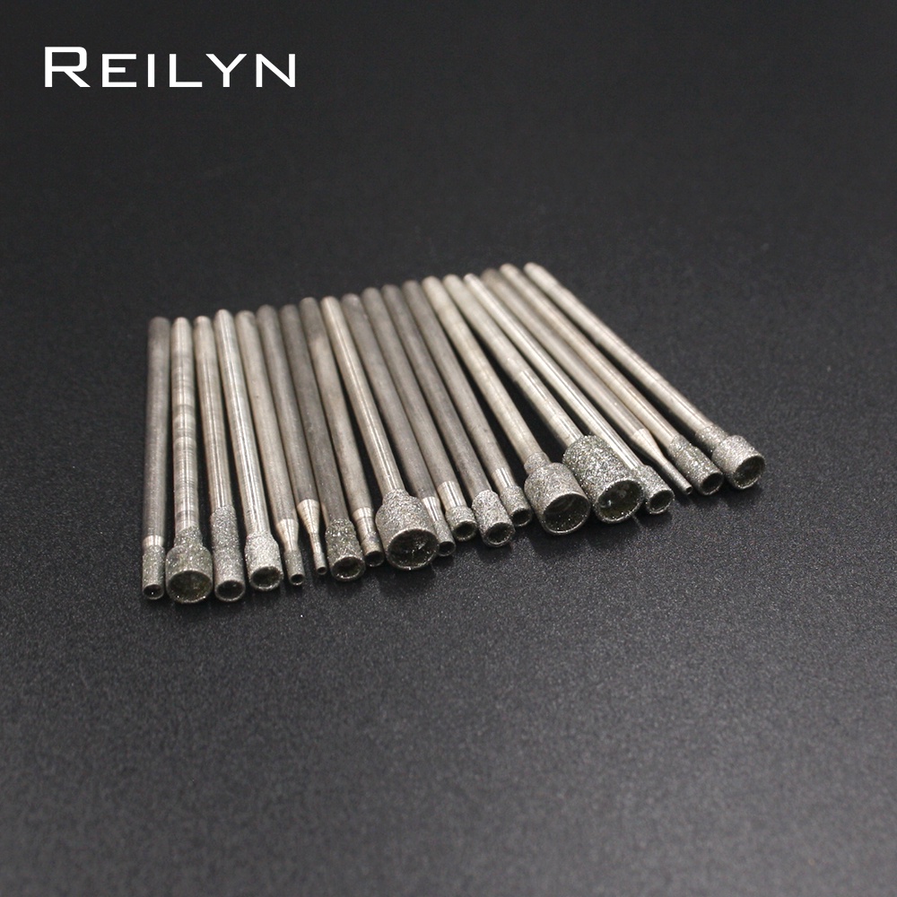 18 chiếc / bộ Mũi Mài Đánh Bóng Kim Cương Đánh Bóng Răng Chuyên Dụng