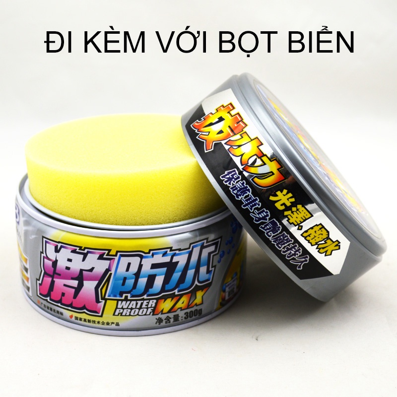 [HCM] BOTNY Solid Wax Đánh Bóng Chống Trầy Xước Sơn Ô Tô-Xe Máy, Tặng Cọ Xốp Miễn Phí-【SK-BOTNY-4-1】