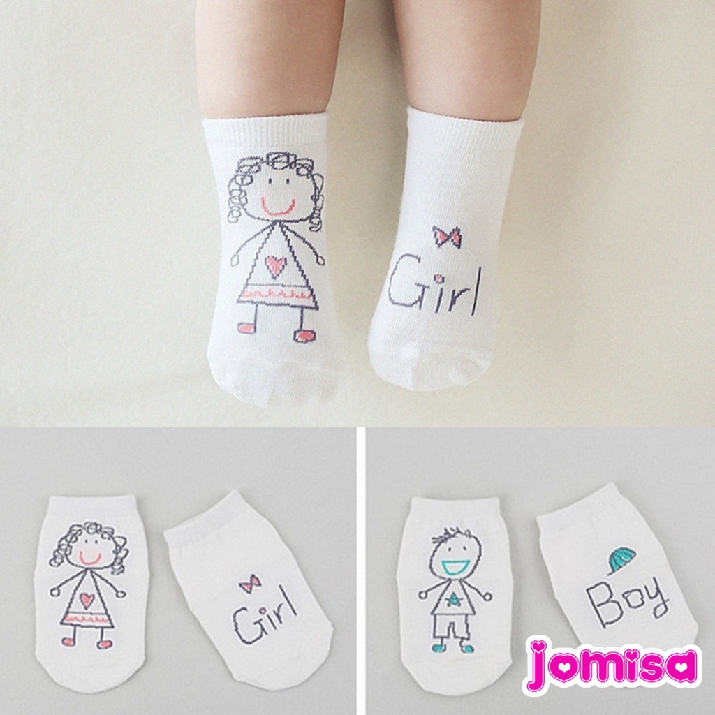 Tất vớ trẻ em chống trượt thu đông nhiều hình ngộ nghĩnh đáng yêu JOMISA T26