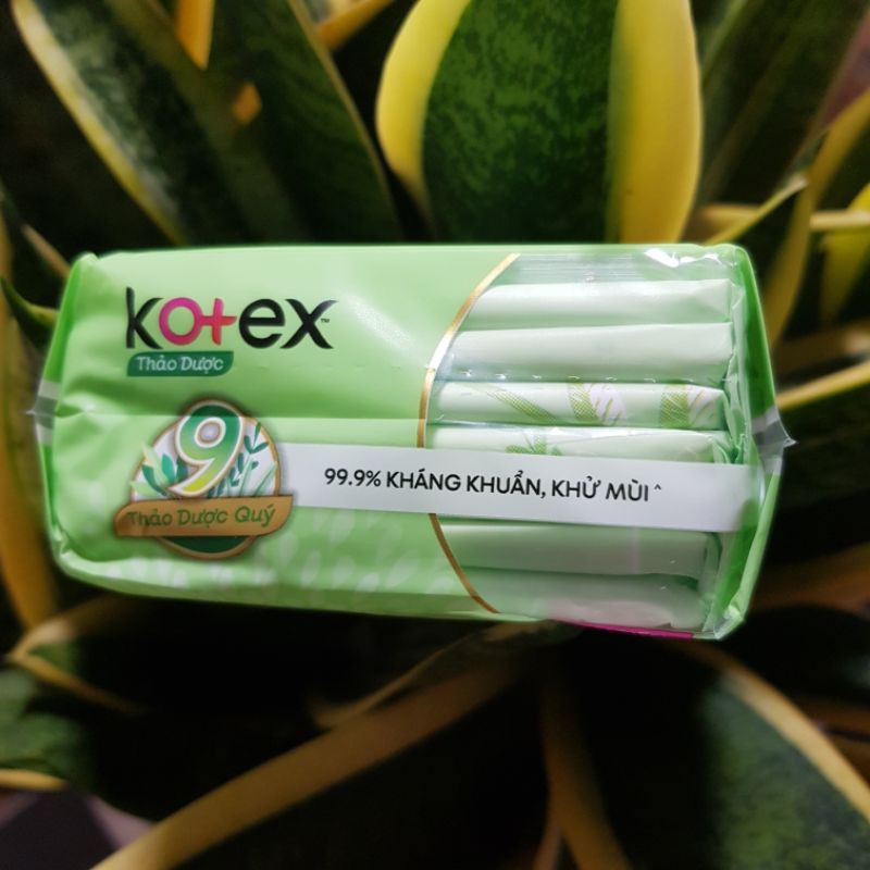 BVS Kotex thảo dược siêu mỏng cánh 8M