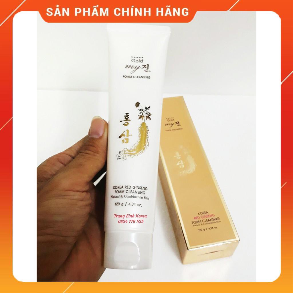 [ Trợ Giá ] Sữa Rửa Mặt Hồng Sâm Vàng My Gold Hàn Quốc
