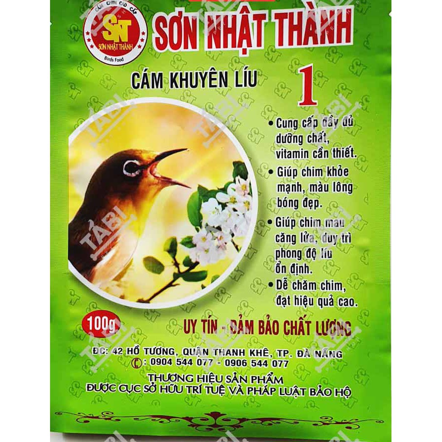 100g Cám Chim Vành Khoen Sơn Nhật Thành - Cám Chim Khuyên Đủ Dòng [SƠN NHẬT THÀNH]