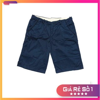 QUẦN SHORT NAM KAKI BIGSIZE CAO CẤP - XANH ĐEN (Miễn Phí Vận Chuyển)