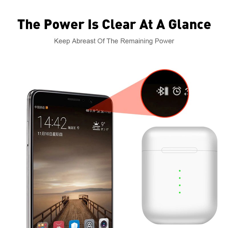 Tai nghe HIffi V8 TWS Mini bluetooth 5.0 không dây nhét tai chất lượng cao