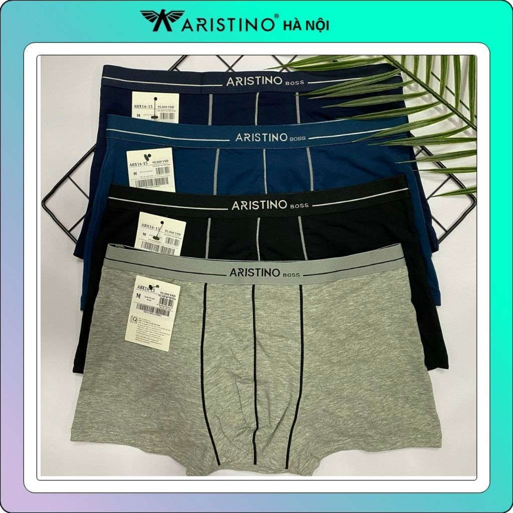 Quần sịp đùi nam ARISTINO cotton mềm mát- 4 màu- sẵn hàng- ABX1615