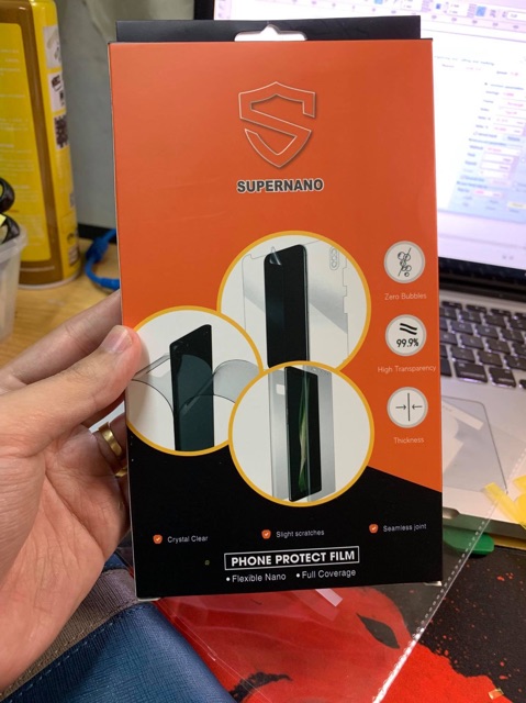 SUPER NANO PPF Miếng dán ppf nano cremic full toàn bộ lưng máy ip 7plus 8plus X XS XS max