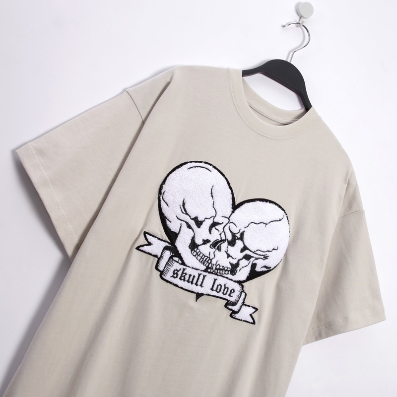 Áo thun Skull Love Emdroidery Tshirt