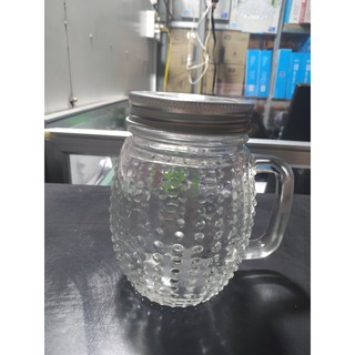 Ca Quai Thủy Tinh Tròn Chấm Bi 400ml