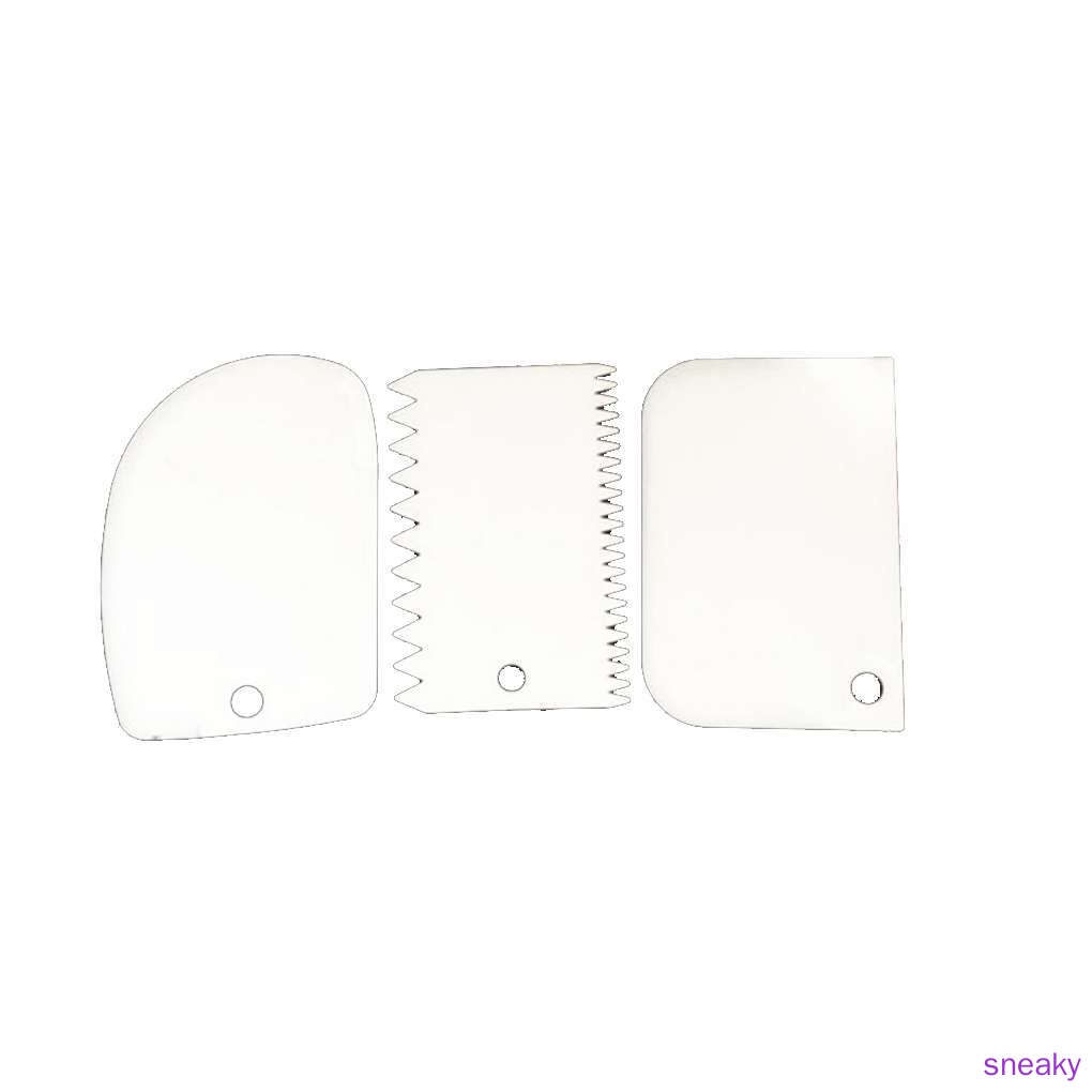 Set 3 Dụng Cụ Cạo Răng Bằng Nhựa Nhiều Màu Sắc Đa Năng Có Thể Tái Sử Dụng