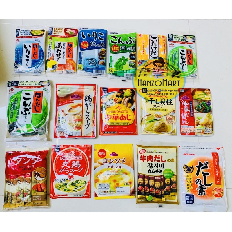 Hạt nêm dashi Nhật Bản cho bé ăn dặm
