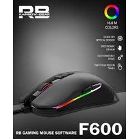 [Gaming Mouse] Chuột chuyên Game 8D Rainbow F600, Led RGB, DPI 10000 (Đen) - Phụ Kiện 1986