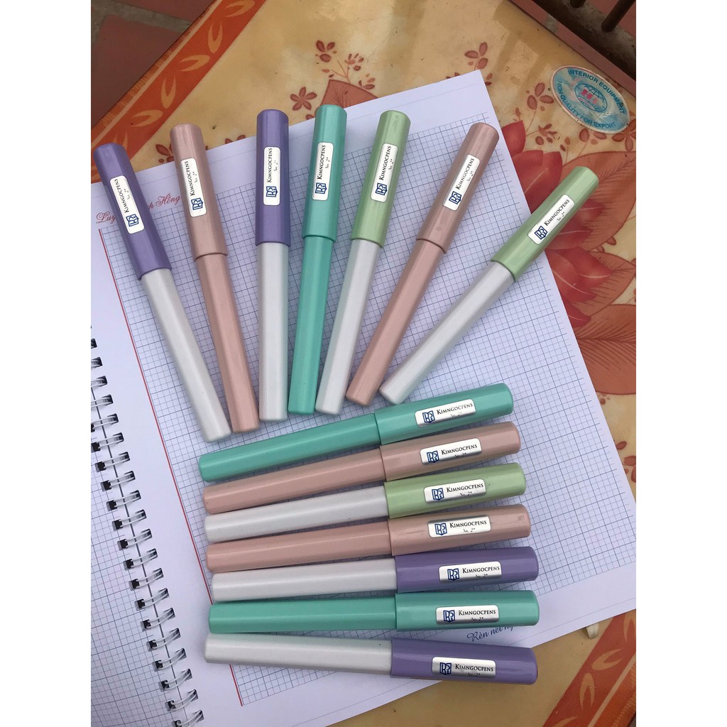 Bút máy Kimngocpens No 2f ngòi lá 101 Bút luyện chữ đẹp luyện viết calligraphy Bút mực nét thanh nét đậm