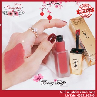 Son Kem YSL Tatouage Couture [Auth] Son Kem Lỳ Siêu Mịn Ysl 2020