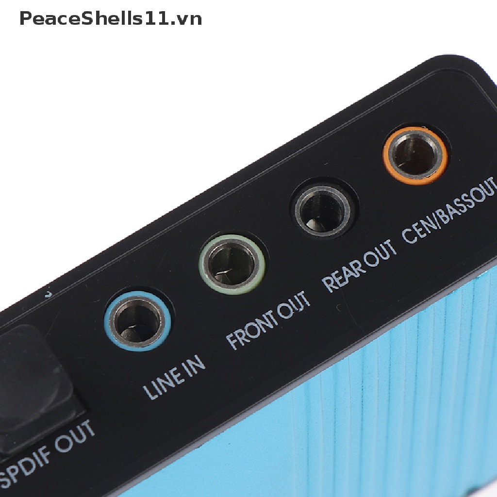 Thẻ Âm Thanh USB 6 Kênh 5.1 cm6206 chipset Chất Lượng Cao