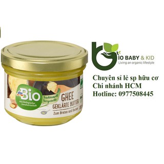 Bơ ghee hữu cơ DMBio 180g