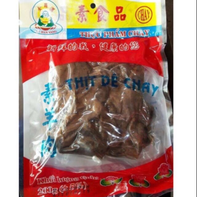 Thịt DÊ chay La Hán 200 gr( hàng tiệt trùng)