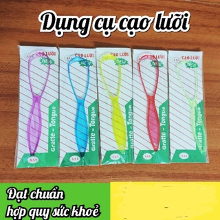 Thìa cạo lưỡi, đồ nạo lưỡi / Dụng cụ làm sạch lưỡi bằng nhựa PP