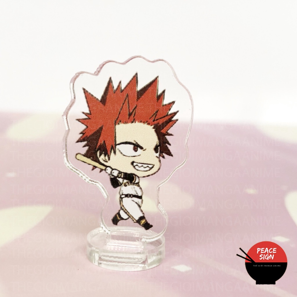 ( MINI 3cm ) Standee My hero academia ver BÓNG CHÀY anime mô hình Học viện anh hùng chibi mica trưng bày
