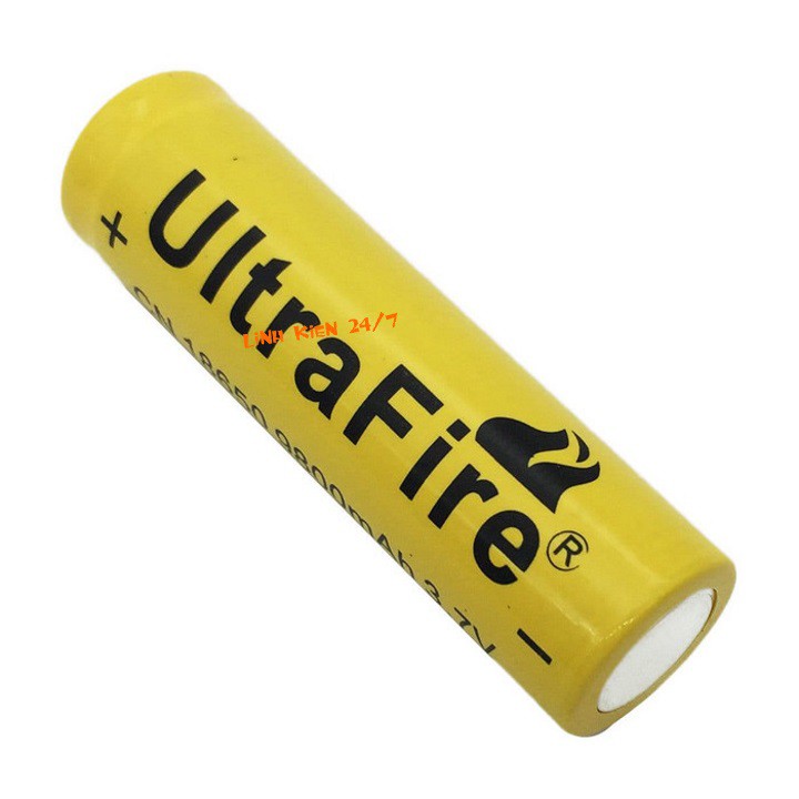 Pin Sạc Ultrafire 3.7V 18650 Dung Lượng 9800mah