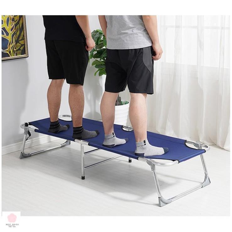 Giường gấp đa năng giá rẻ ☑️ ghế gấp ngủ văn phòng. Size 60cmx181cm. Tặng gối đầu + chân chống trượt .