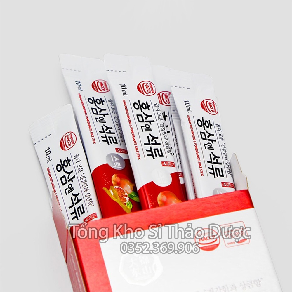 Hồng Sâm Lựu Collagen Hàn Quốc (Hộp 30 gói) - Sản phẩm cao cấp