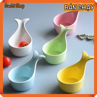 Bát ăn dặm Hình cá heo dễ thương cho bé ăn dặm kiểu Nhật 70ml nhiều màu