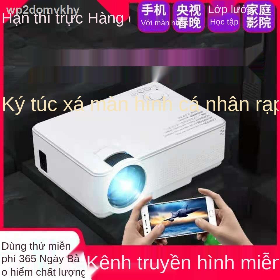 ✚Máy chiếu di động tích hợp nhà phòng ngủ mini độ nét cao WiFi bluetooth thông minh tích hợp máy chiếu mới giá rẻ