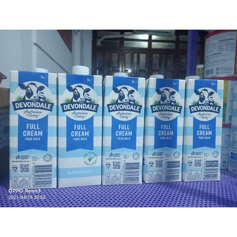 Sữa tươi nguyên kem Devondale thùng 10 hộp nhập từ Úc