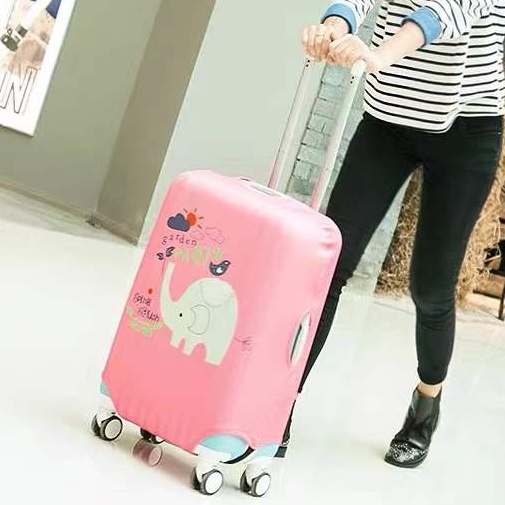 Vỏ Bọc Vali In Hình Thời Trang Nhiều Màu Chất Liệu Vải Cao Cấp Đủ Size Từ 20 Inch - 28 Inch