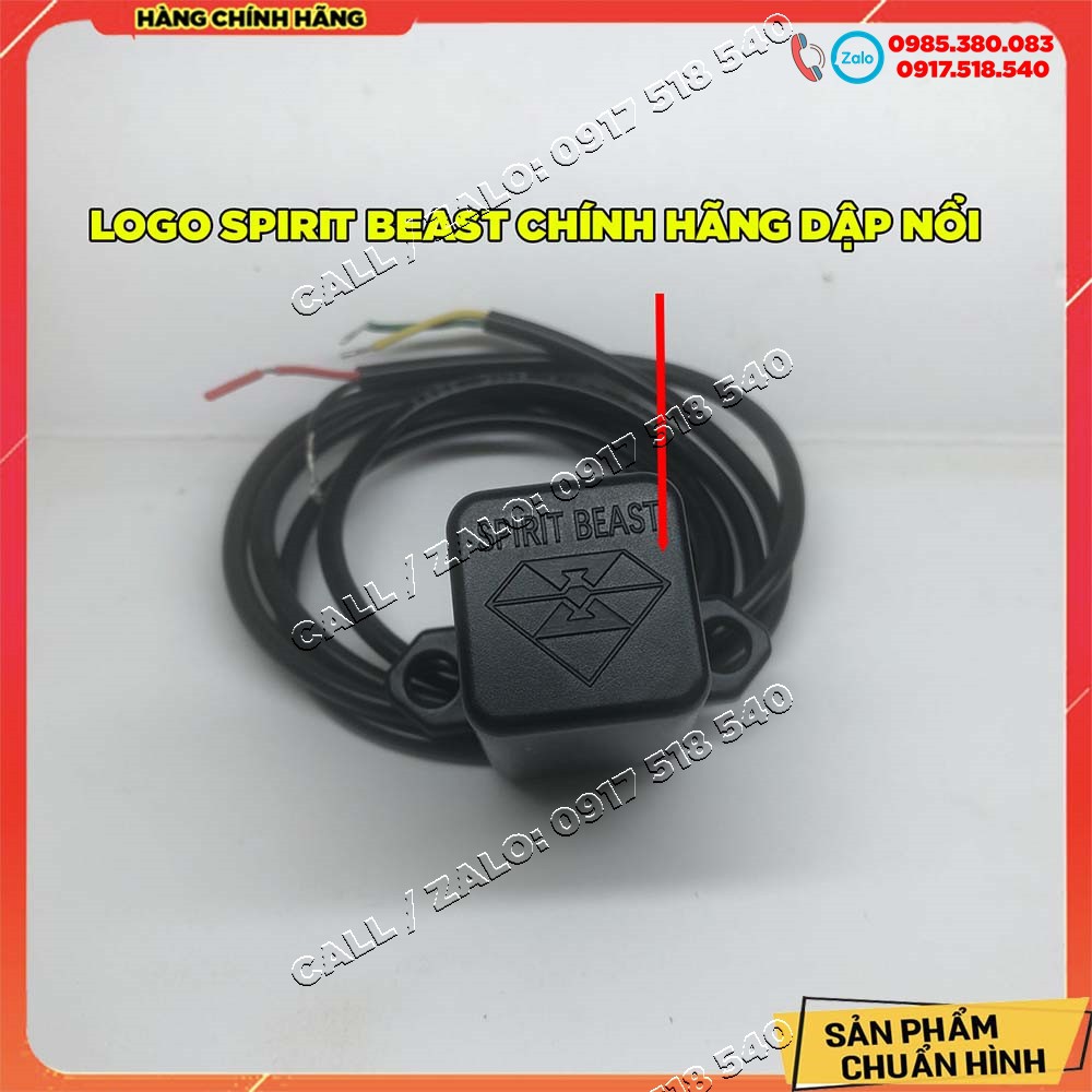 Rờ le nhấp nháy Đèn Led chính hãng SPIRIT BEAST cho mô tô - xe máy ( dùng chế hazard tặng công tắc )