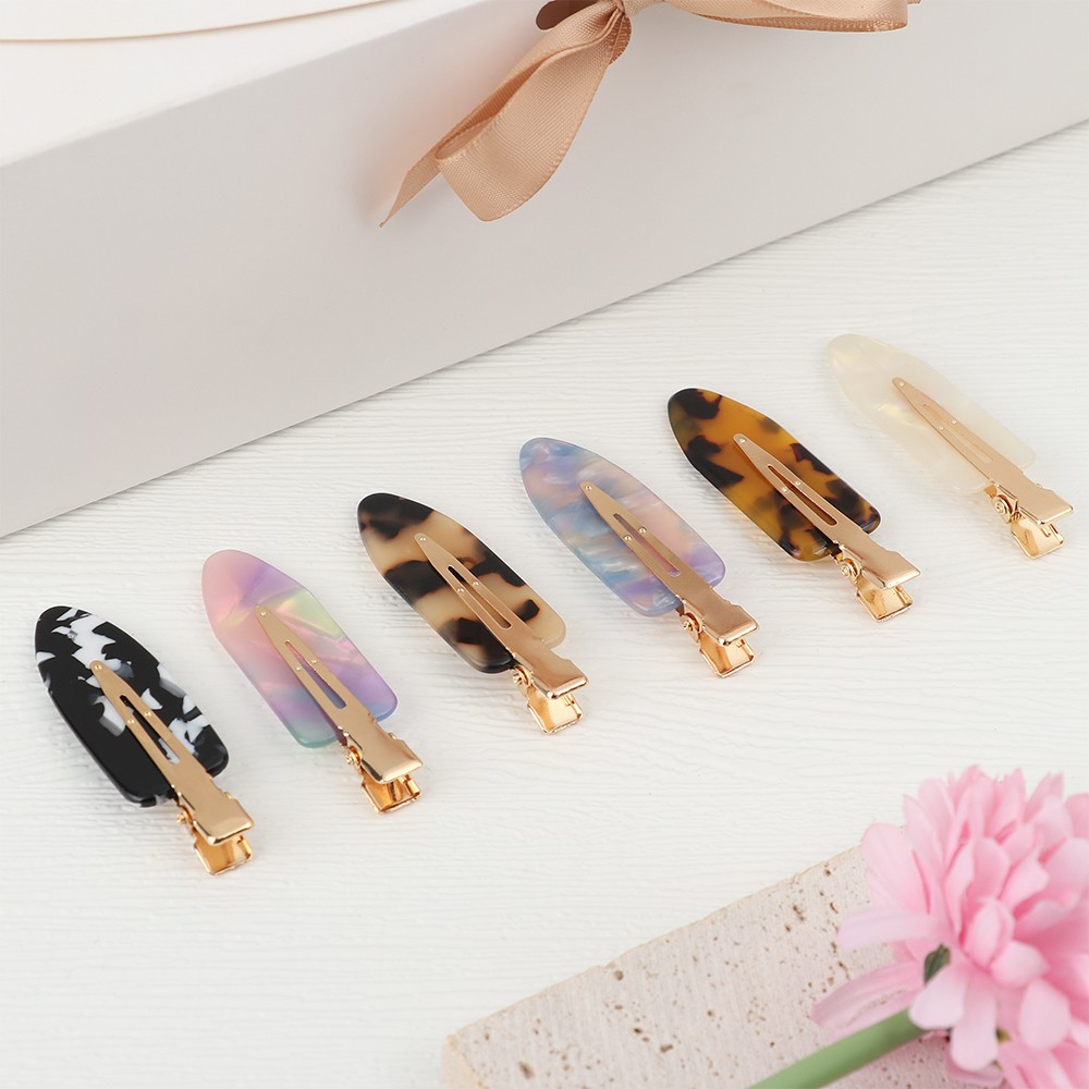 (Hàng Mới Về) Kẹp Tóc Không Đường May Tạo Kiểu Tóc Thời Trang Cho Nữ