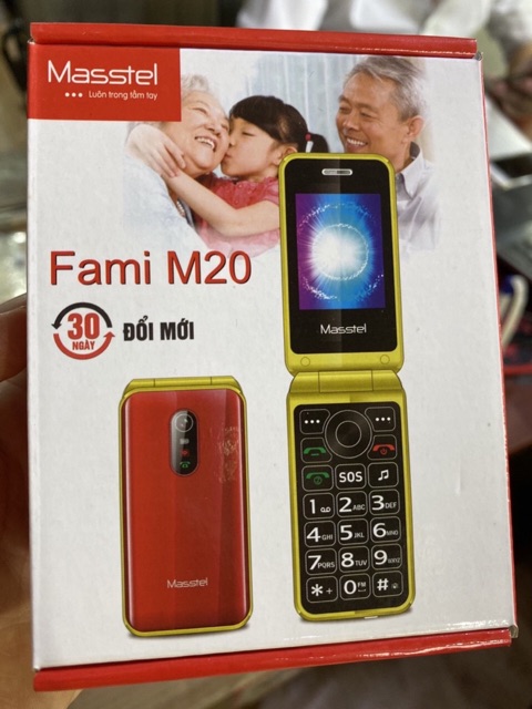 Điện Thoại Masstel Fami M20 - Hàng chính hãng,Điện Thoại dành cho người cao tuổi,nắp gập,sang trọng Bảo hành 12 tháng | BigBuy360 - bigbuy360.vn