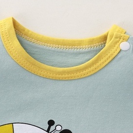 Áo liền quần Cotton HọA TiếT HoạT HìNh Dễ Thương Cho Bé