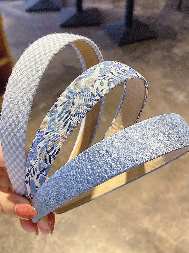 Băng đô chống trượt trang trí họa tiết đơn giản thời trang phong cách Hàn Quốc