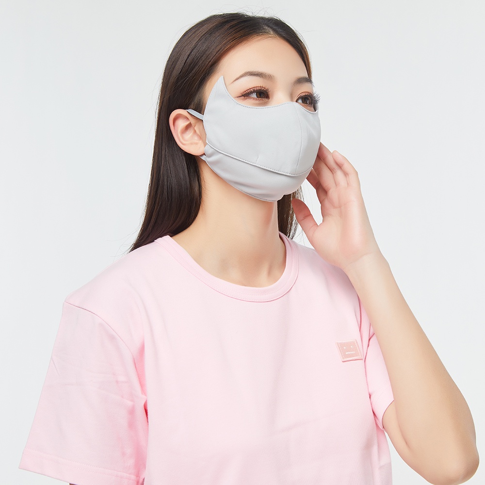 OhSunny Khẩu trang chống nắng bảo vệ toàn diện cho khuôn mặt phối tai mèo đáng yêu thời trang