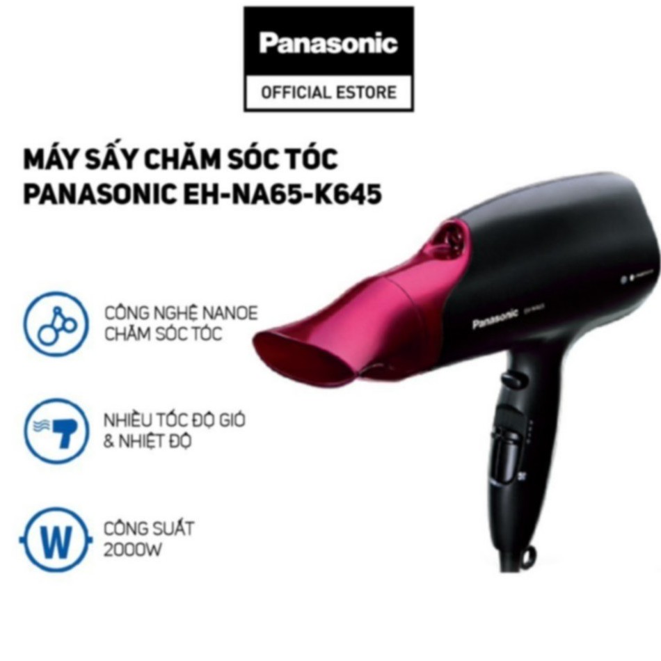 Máy Sấy Chăm Sóc Tóc Panasonic EH-NA65-K645 - Công Suất 2000W