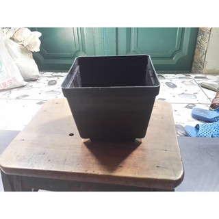 Combo 10 Chậu nhựa đen trồng rau củ quả