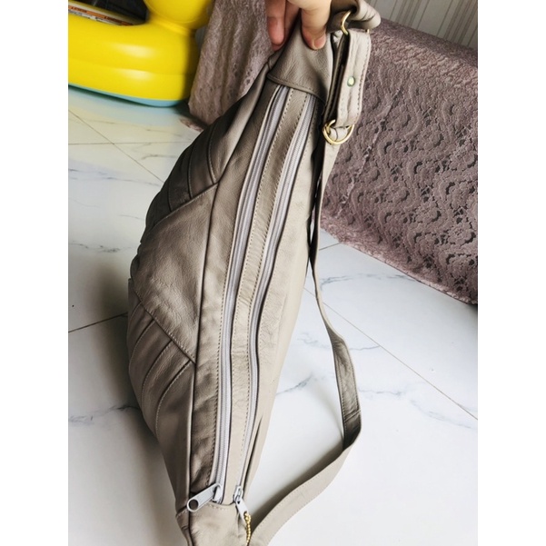 Túi si da bò ghép đeo chéo của Mexico