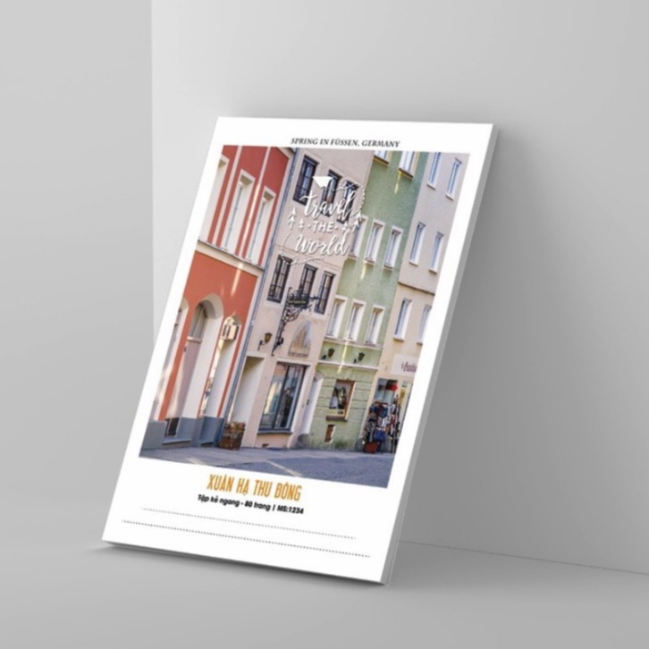 HẢI TIẾN Vở kẻ ngang Xuân Hạ Thu Đông 120 trang - Lốc 10 quyển