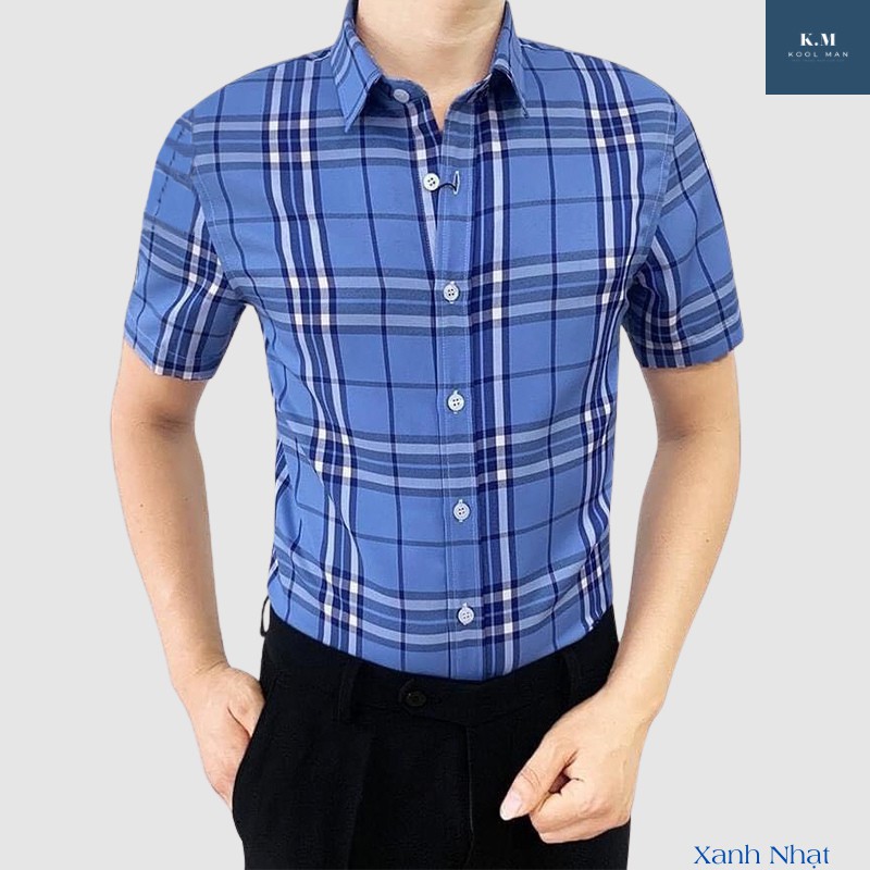 Áo Sơ Mi Nam Ngắn Tay BBR, Áo Sơ Mi Nam Cộc Tay Công Sở Chất Vải Cao Cấp Thoáng Mát, Bền Đẹp | BigBuy360 - bigbuy360.vn