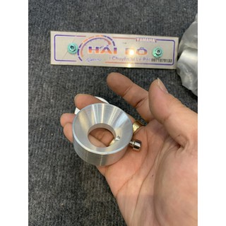 Tiêu tiện cnc  Pô Leovince bạc và carbon loại 1 ( size tieu 51 )