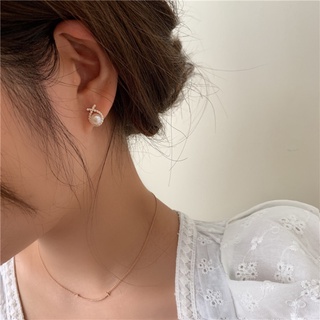  Khuyên Kẹp Vành Tai Đính Đá Ngọc Trai Giả Không Cần Lỗ CE0873 