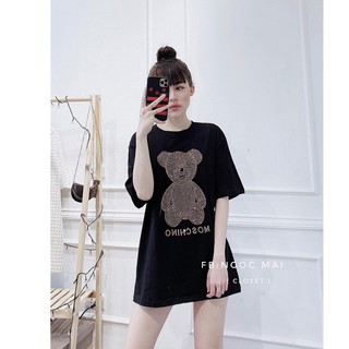 áo thun đính đá phom giấu quần