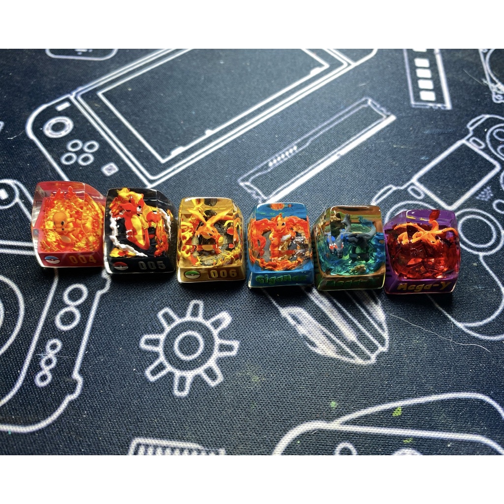 Keycap resin pokemon - nút bàn phím cơ - artisan