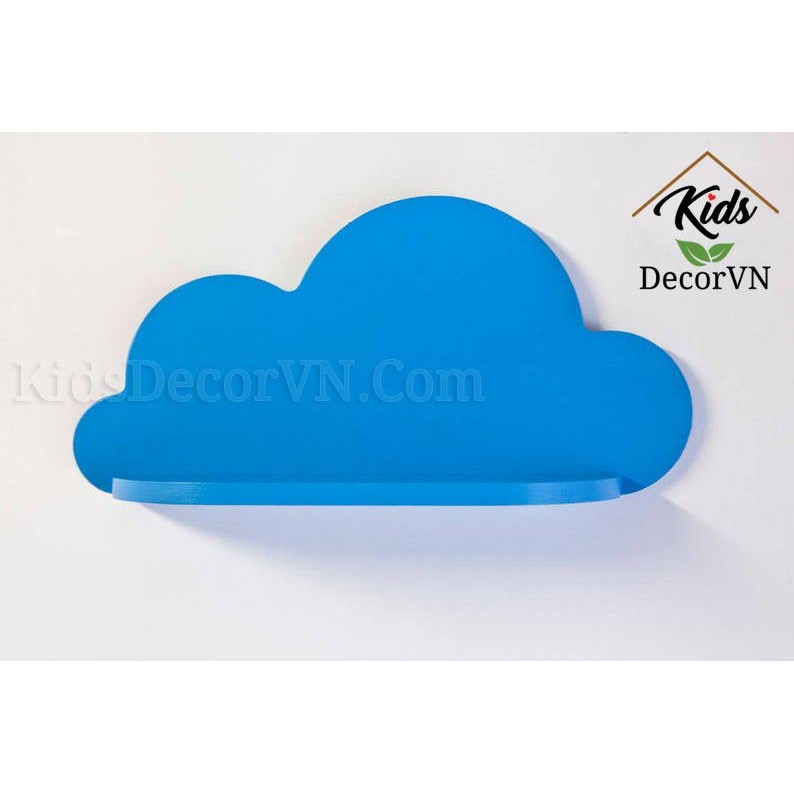 Kệ treo tường hình đám mây màu trắng, kệ trang trí phòng trẻ em, kệ treo tường trang trí, cloud shelf kidsdecorvn | BigBuy360 - bigbuy360.vn