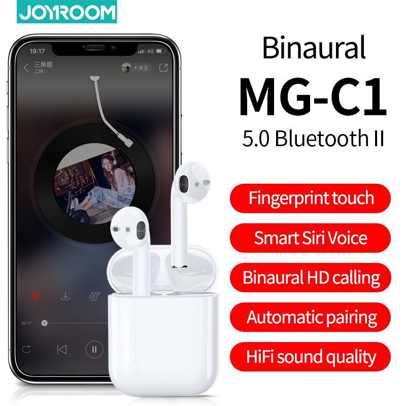 Tai Nghe Nhét Tai Joyroom Mg-C1 Tws Kết Nối Bluetooth Âm Thanh Siêu Trầm